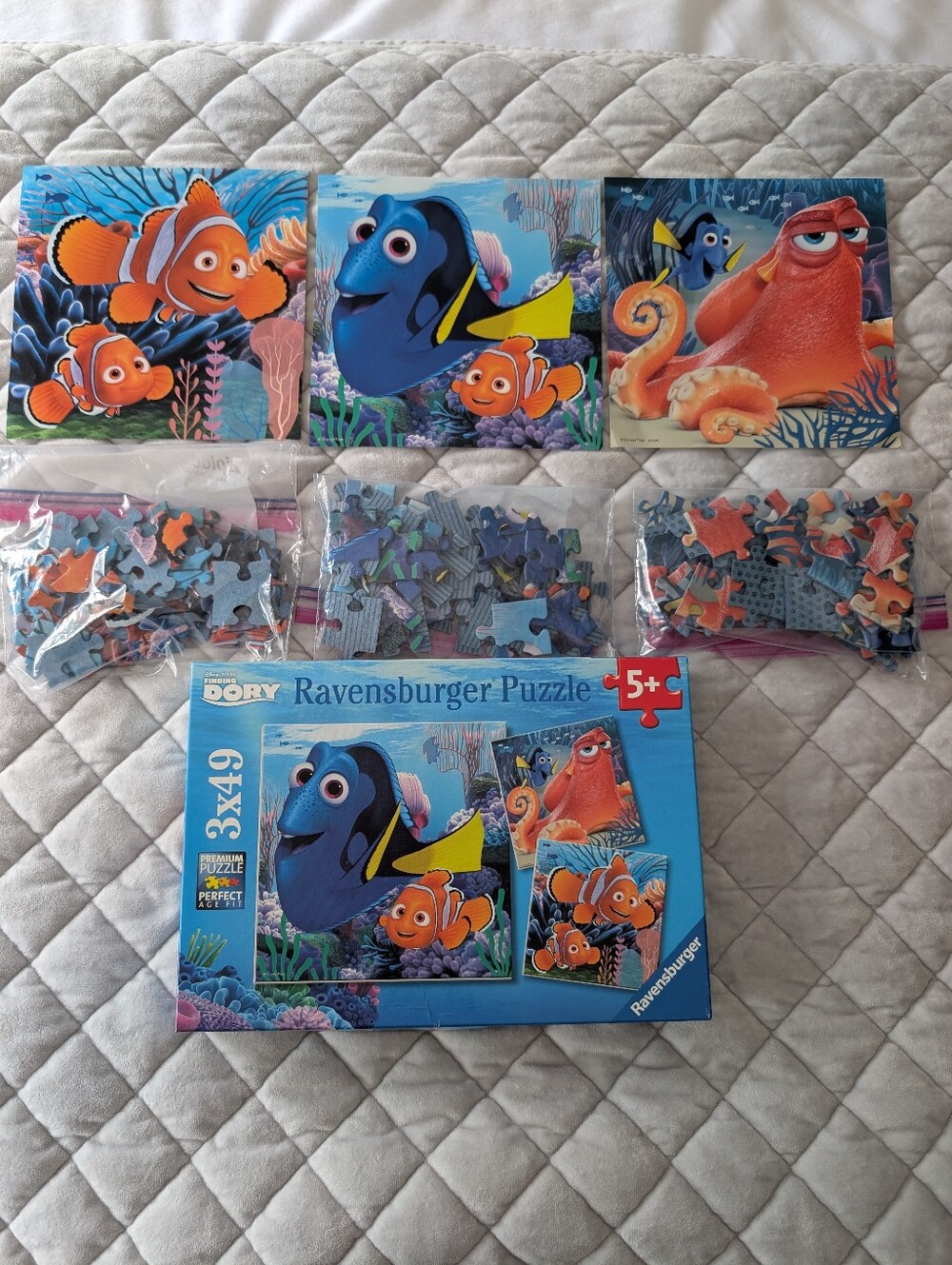 Ravensburger Disney Kids Puzzle. Set Of 6x. Nemo, Cars - Picture 2 of 9